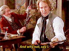 Why not read it and also why not look at Alan Rickman?