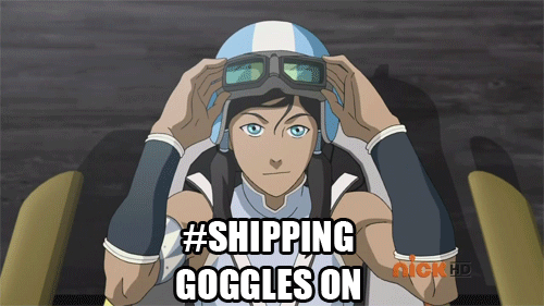 shipping goggles on