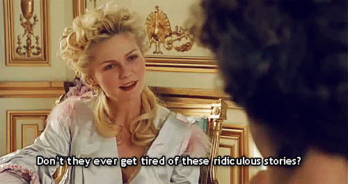 I did like this, but the Marie Antoinette part was O_o