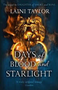Days of Blood and Starlight (Daughter of Smoke & Bone #2) - Laini Taylor UK paperback