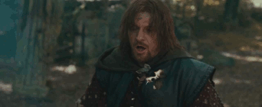 gif sean bean dying lotr